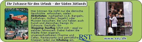 Südjütland ist Erholung, Shopping und Aktivität in einem www.sej.dk