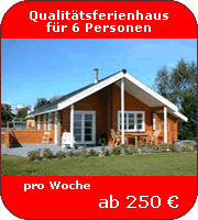 Ferienhaus für 6 Personen pro Woche ab 250 EUR